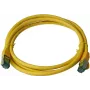 IT-BUDGET Full Copper Premium Patch Cable - Cat.6A - 500 MHz - Halogen-Free - PoE+ - AWG 26/7 - Yellow - 25 m