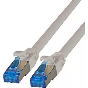 IT-BUDGET Full Copper Premium Patch Cable - Super Flex TPE - Cat.6A - 500MHz - LSZH - PoE+ - AWG 27 - Grey - 3 m