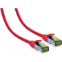IT-BUDGET Premium Patch Cable Cat.6A z surowym kablem Cat.7 600 MHz LSZH PoE+ 10Gbit Czerwony 2 m