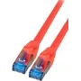 IT-BUDGET Full Copper Premium Patch Cable - Super Flex TPE - Cat.6A - 500MHz - LSZH - PoE+ - AWG 27 - Red - 1 m