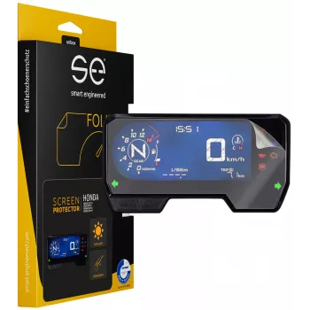 smart.engineered SE-DCP-2-0102-0048-1-M Folia ochronna na wyświetlacz do Honda CBR650R, CB650R, CBR500R, CB500F/X (2019+) – przezroczysta