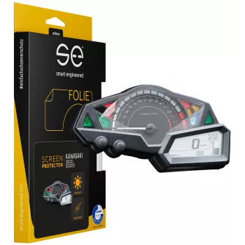 smart.engineered SE-DCP-2-0102-0065-1-M Osłona wyświetlacza do Kawasaki Z300 / Z250 / Ninja250 / Ninja300 (2013-2017) - Przezroczysta