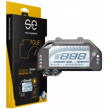 smart.engineered SE-DCP-2-0102-0076-1-M Folia ochronna na wyświetlacz do Yamaha R3 (2019+), R25 (2019+), MT-03 (2020+) - przezroczysta