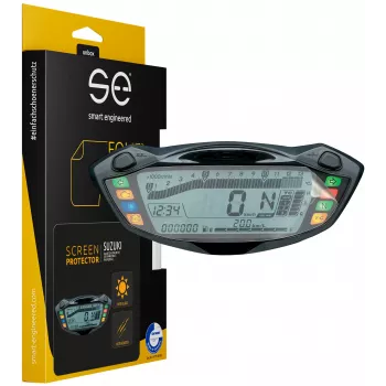 smart.engineered SE-DCP-2-0102-0091-1-M Folia ochronna na wyświetlacz do motocykli Suzuki GSX-S750 (2017+), GSX-S1000 (2016+), SV650 (2016+) - przezroczysta