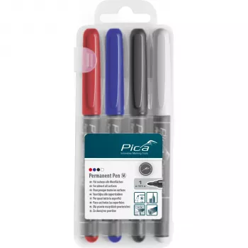PICA-MARKER Pica Permanent-Pen 1.0mm Assorted z Instant-White-Pen