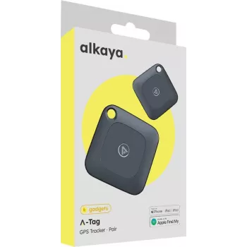 ALKAYA A Tag GPS Tracker Bluetooth Tracker Black (2-Pack)