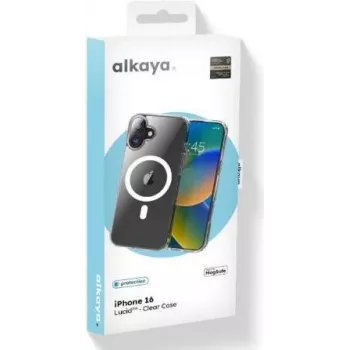 ALKAYA LUCID MagSafe Case do iPhone 16, przezroczysty