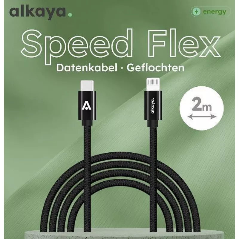 ALKAYA Speed Flex USB-C do Lightning Kabel 2 m Biały (CL-60033)