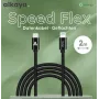 ALKAYA Speed Flex USB-C do Lightning Kabel 2 m Biały (CL-60033)
