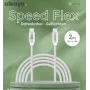 ALKAYA Speed Flex USB-C do USB-C Kabel 2 m Biały (CL-60031)