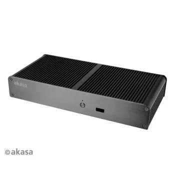Obudowa Akasa Tesla T Fanless NUC - Czarna - UCFF - USB