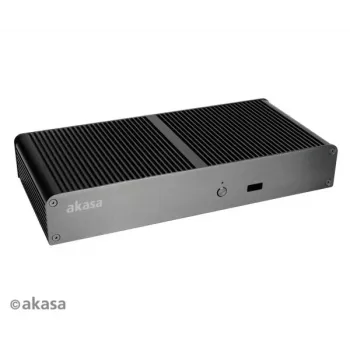 Obudowa Akasa Tesla T Fanless NUC - Czarna - UCFF - USB