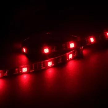 Akasa Vegas M AK-LD05-50RD Czerwona listwa LED do oświetlenia wnętrza obudowy PC, 50 cm, montaż magnetyczny, 4-pin Molex