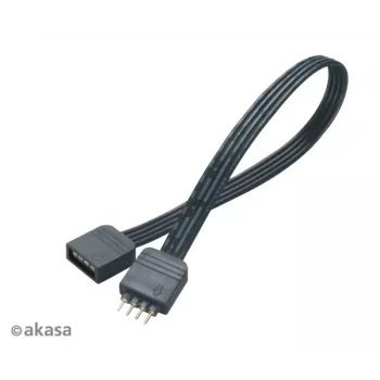Akasa AK-CBLD01-20BK Flexa RGB LED Extension Cable 0,2m Black