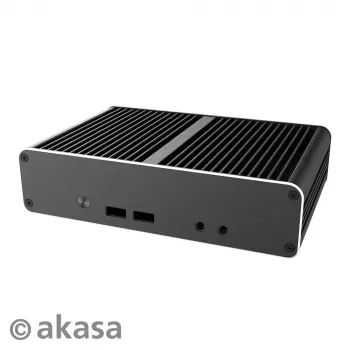 Akasa Newton CAC Obudowa pasywna do Intel NUC 11. generacji Atlas Canyon (czarna)