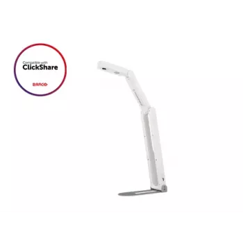 Lumens DC-F20 kamera dokumentowa USB HD/2K, sensor 5 MP, 1920 x 1080 przy 30 kl./s, obszar pracy 453 x 340 mm (A3), 16x zoom cyfrowy, wbudowany mikrofon