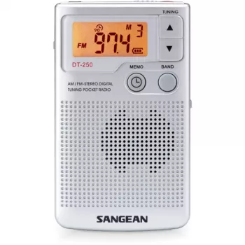 Sangean DT-250 (Pocket 250) Silver Przenośne Radio AM/FM
