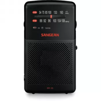Sangean SR-35 Black Przenośne Radio Analogowe AM/FM
