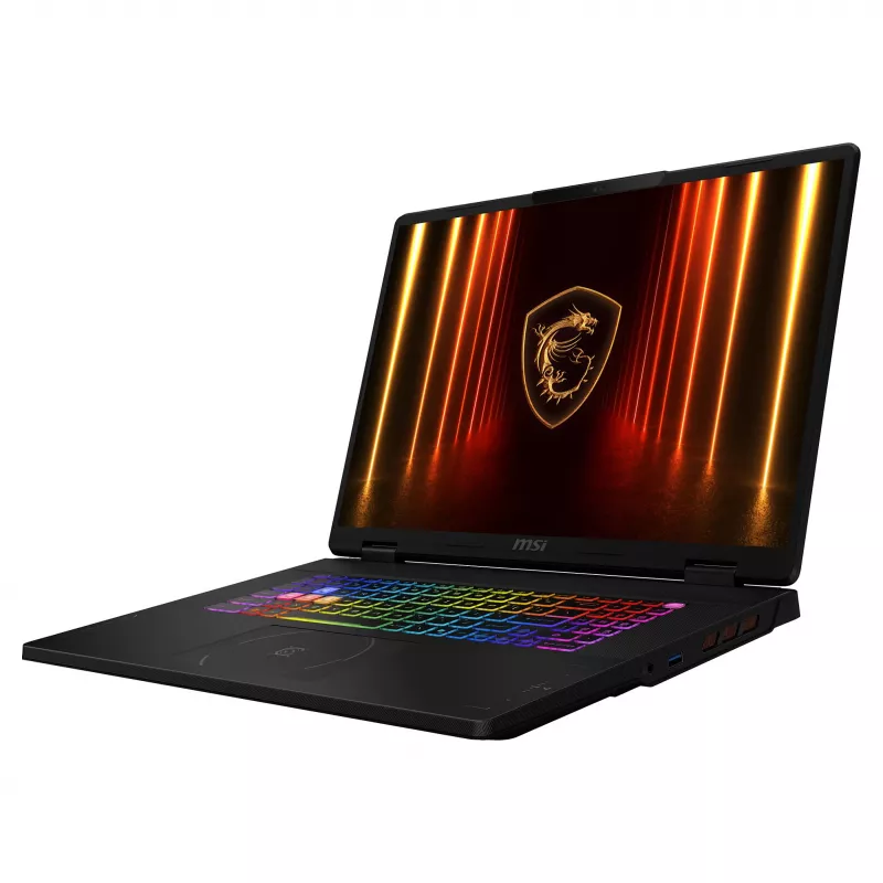 Laptop gamingowy MSI Crosshair A18 HX A8WFKG-044FR, 18 cali Quad HD+ IPS 240Hz, AMD Ryzen 9 8940HX, 32GB DDR5, 1TB SSD, GeForce RTX 5060 8GB, Windows 11 Home, francuska klawiatura AZERTY