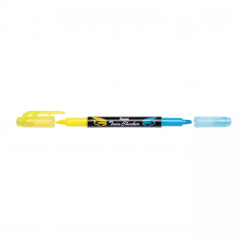 Zestaw zakreślaczy Pentel Twin Checker SLW8-GS, kolory mieszane, 8 sztuk