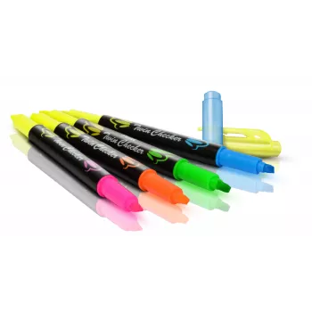 Zestaw zakreślaczy Pentel Twin Checker SLW8-GS, kolory mieszane, 8 sztuk