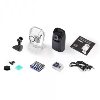 Zestaw kamery poklatkowej Brinno BCC300-M z TLC300, 1080p, 118° FOV, uchwyt zaciskowy, obudowa odporna na warunki atmosferyczne, karta SD 32GB