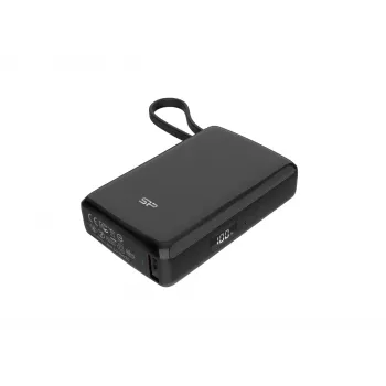 Silicon Power CP10 10000mAh PD USB-A 2xUSB-C Power Bank, Czarny