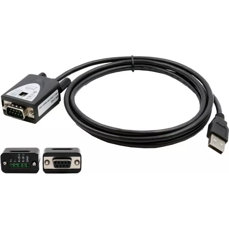 Exsys USB 2.0 to Serial 1S RS-422/485 Cable/Adapter Set