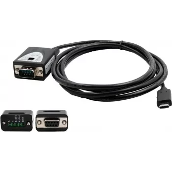 EXSYS USB 2.0 USB-C na RS-422/485 1-portowy zestaw kabla/adaptera z chipsetem FTDI