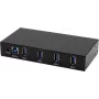 EXSYS EX-11234HMS-2 4 Port USB 3.2 Gen 1 Hub, Din-Rail i Wall Mount, Chipset VIA VL817_Q7S