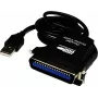 Exsys EX-1300-2 USB to Parallel Adapter Cable - 1m - Black