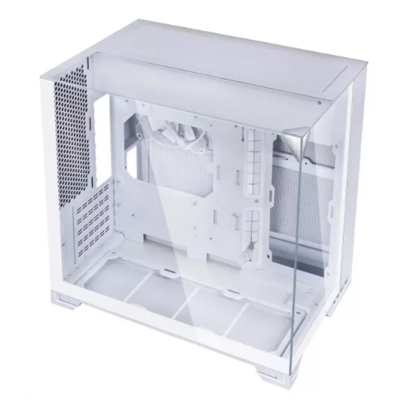 Lian Li O11 Vision-M Micro-ATX Tower, Tempered Glass, White