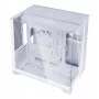 Lian Li O11 Vision-M Micro-ATX Tower, Tempered Glass, White