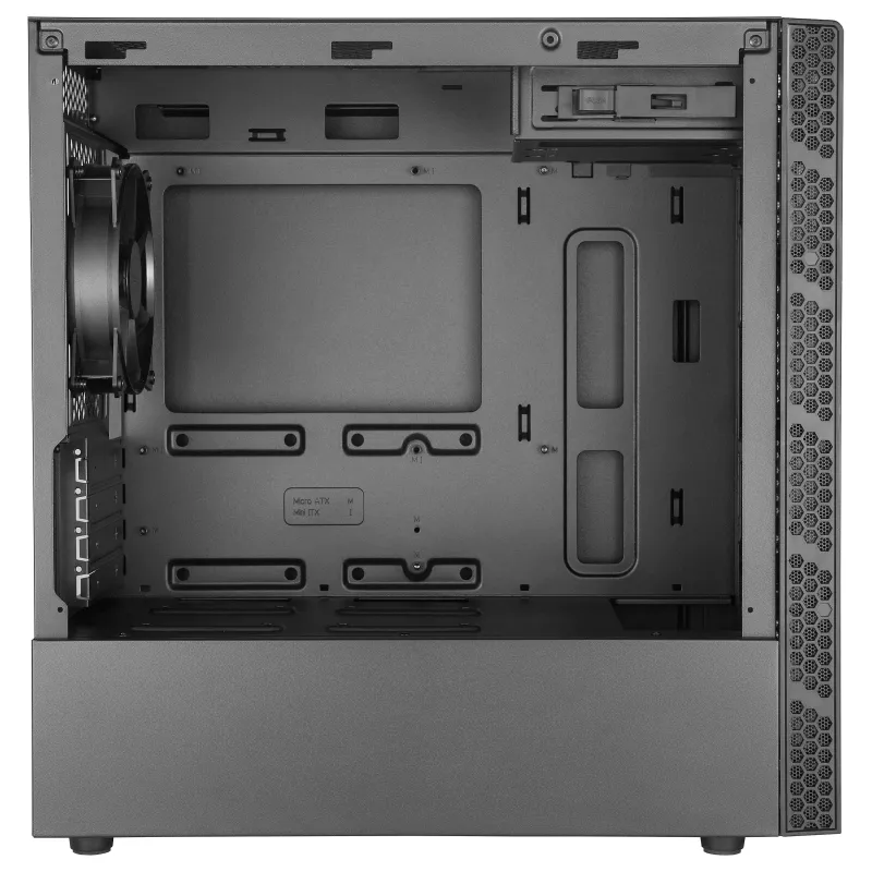 Cooler Master MasterBox MB400L Micro-ATX Mini Tower, stal, pełny panel boczny, bez zasilacza
