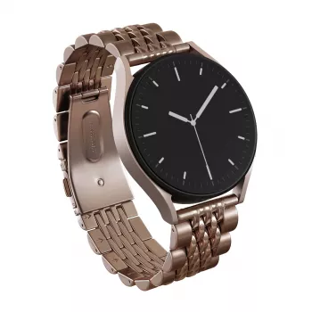 BURGA Metal Bracelet Chic Royal Uniwersalny Pasek do Zegarka 20 mm Różowe Złoto