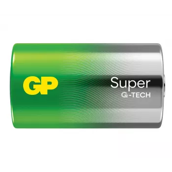 GP Batteries Super Alkaline D Battery 1,5V 4-Pack (LR20) Blister Pack