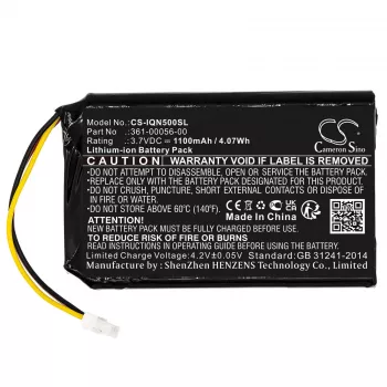 Zamiennik baterii Cameron Sino 1200mAh 3,7V do Garmin Nuvi 30 50 52 55 51 LM LMT, Mitac Mio Spirit 8500 LM