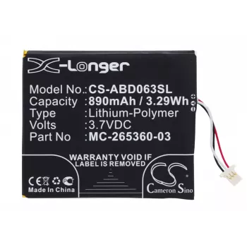 Bateria Cameron Sino do Amazon Kindle 7./8. generacji (MC-265360-03, 58-000083, 58-000151) – 1500mAh