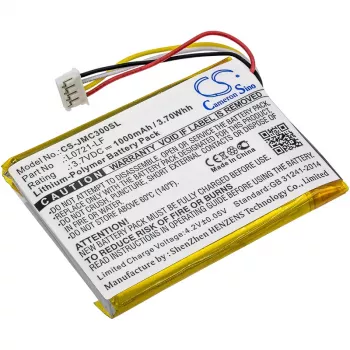 Cameron Sino Zastępcza bateria do JBL Clip 3, Clip 3AN, Clip 3SAND (L0721-LF / CS-JMC300SL) - 1000mAh 3,7V Li-Po