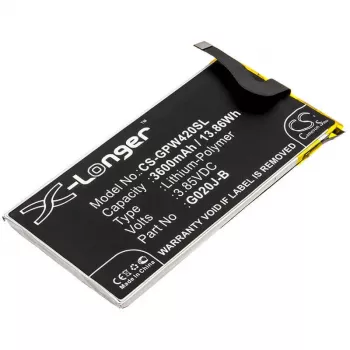 Bateria CAMERON SINO Typ G020J-B do Google Pixel 4 XL 4XL G020P 3600mAh / CS-GPW420SL
