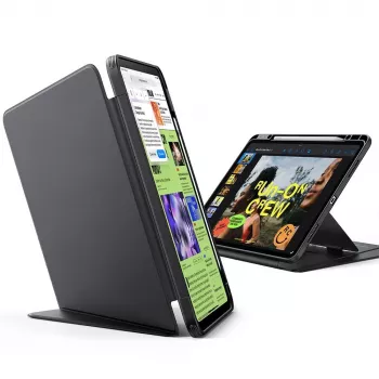 ESR Flip Hybrid Case do iPad Air 13 inch 1 / 2 / 3 / 2024-2026 Czarny