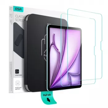 ESR UltraFit Hartowane Szkło Ochronne do iPad Air 11-calowy (6./7./8. generacja, 2024-2026) 2 szt. przezroczysty