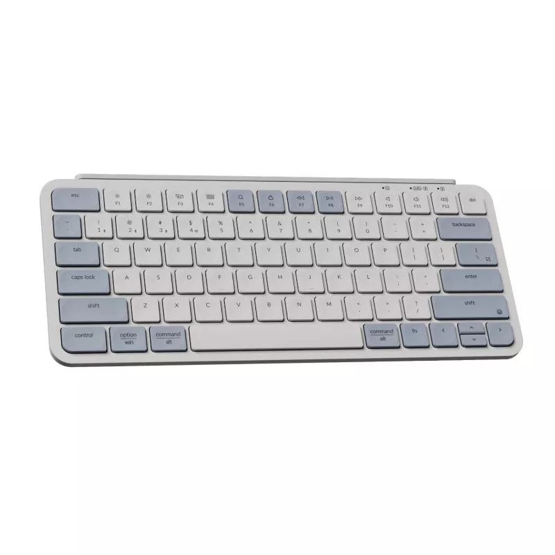 Keychron B1 Pro Ultra-Slim Wireless Mechanical Keyboard White-Blue