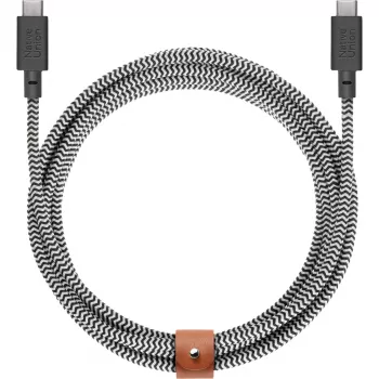 Native Union Belt Cable XL USB-C do USB-C 3m Zebra 100W