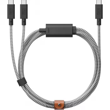 Native Union Belt Cable 140W USB-C do USB-C 2m Zebra