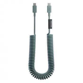 Native Union Pop Cable USB-C do USB-C 2,4m 60W Slate Green