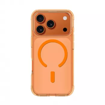 AMAZINGTHING Minimal Case dla iPhone 17 Pro kompatybilny z MagSafe - Pomarańczowy