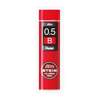 Pentel C275-BO Super Hi-Polymer Lead Refill - Czerwony - 0,5 mm - 40 wkładów - Pudełko