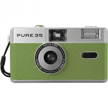 KODAK Pure 35 Green Aparat jednorazowego użytku 35mm ISO 400 27 zdjęć Wbudowana lampa błyskowa