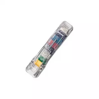 Rapesco Supaclip 40 Dispenser - Czarny/Srebrny - Pojemność 40 arkuszy - 8 klipsów w zestawie
